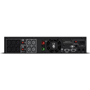 CyberPower PR1500ELCDRTXL2U Rack/Tower UPS, Multifunction LCD panel, 10× IEC320 C13, adjustable output